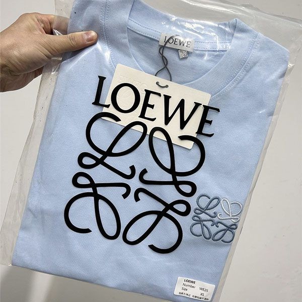 お洒落 ロエベ レギュラーフィット Tシャツ 偽物 lom18994